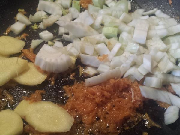 LCHF stew with fennel and ginger